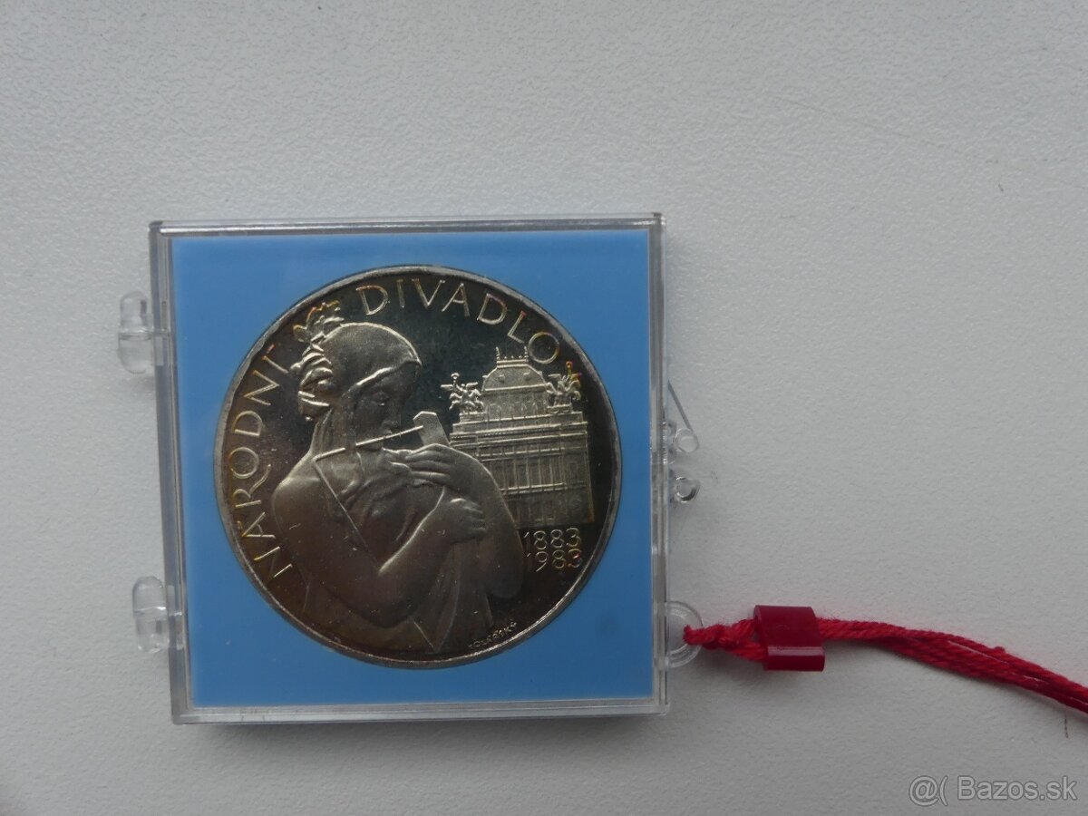 500 Kčs 1983 Národní divadlo proof