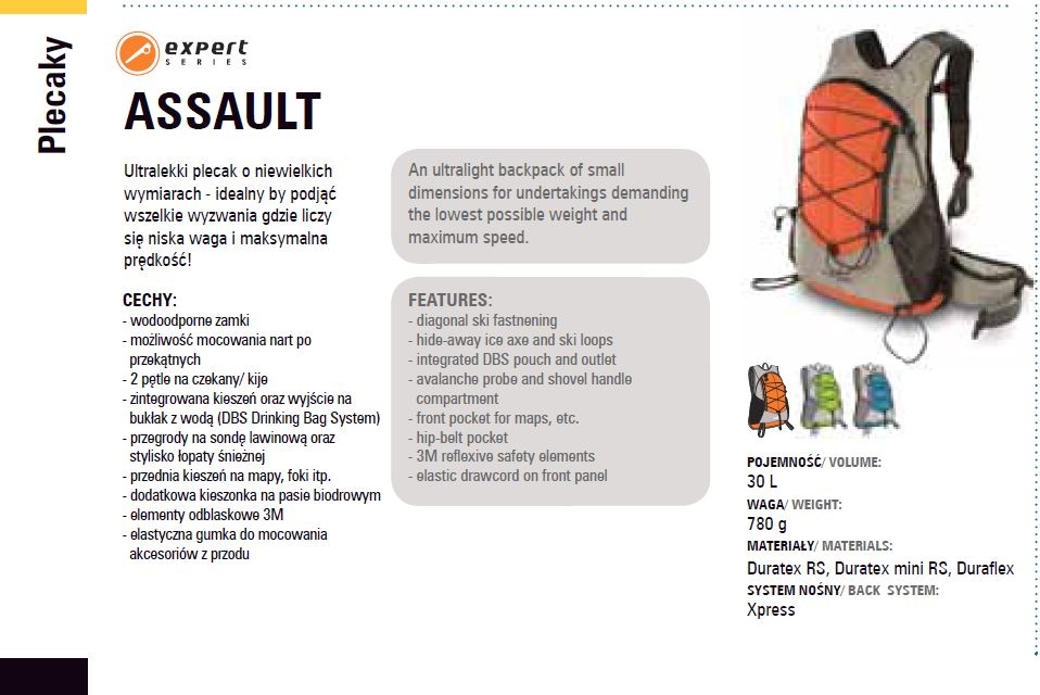 KUPIM ruksak ASSAULT TREKSPORT