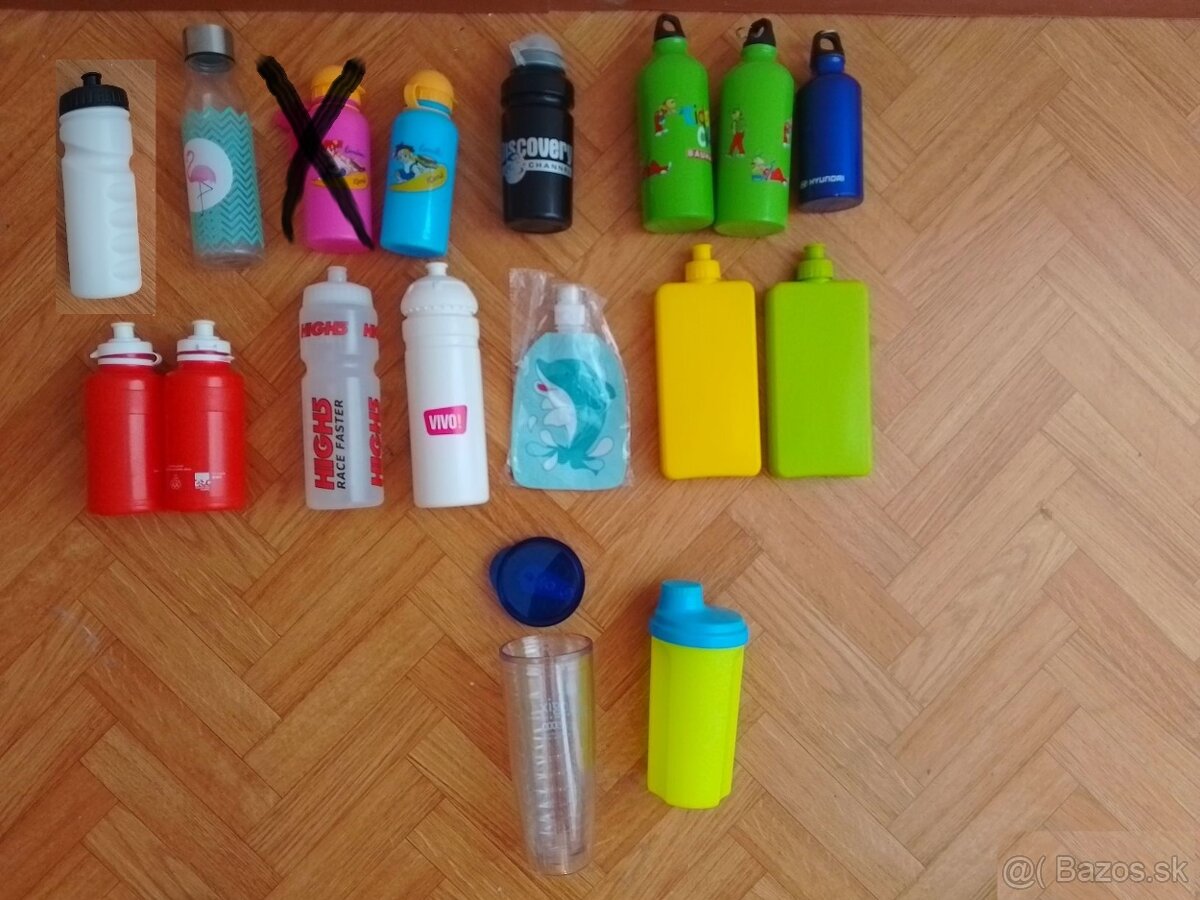 Fľaše a boxy - nové