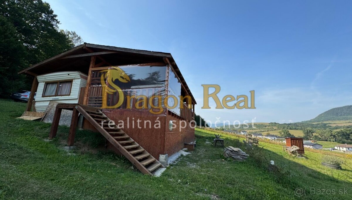 Rekreačná chata s terasou a pozemkom 975 m2 – GREGOROVCE