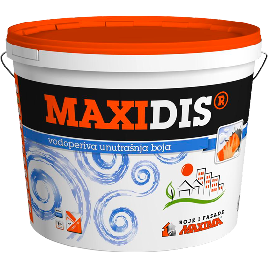 MAXIDIS Biela interierová farba