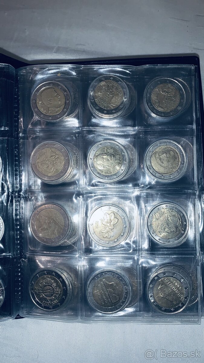 Zbierka 2€ minci