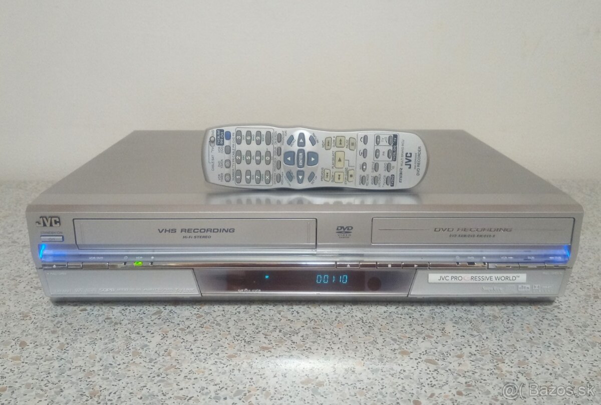 💥VHS-DVD rekordér JVC DR-MV1SE