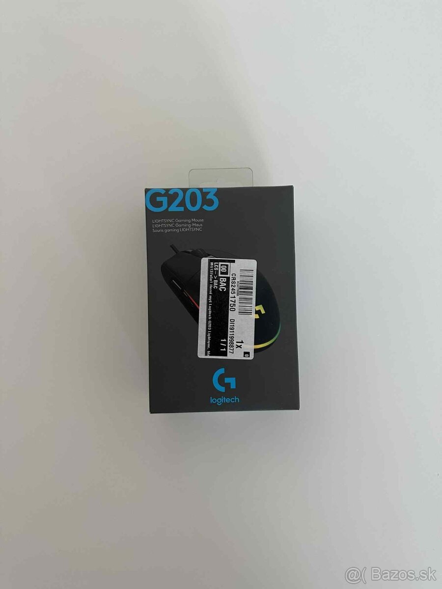 Herná myš Logitech G203 Lightsync