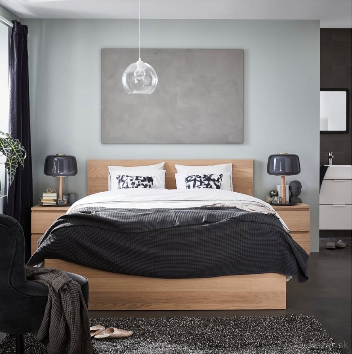 IKEA MALM spálňa