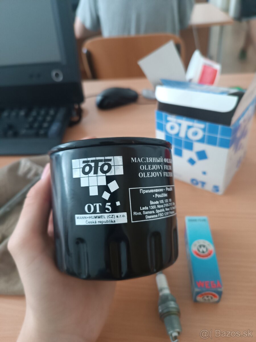 Olejový filter oto pre skoda 105,129,130
