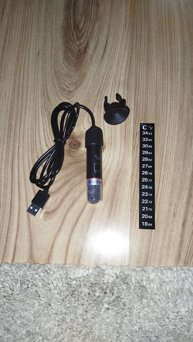Ohrievač do akvária 10W s USB – nový