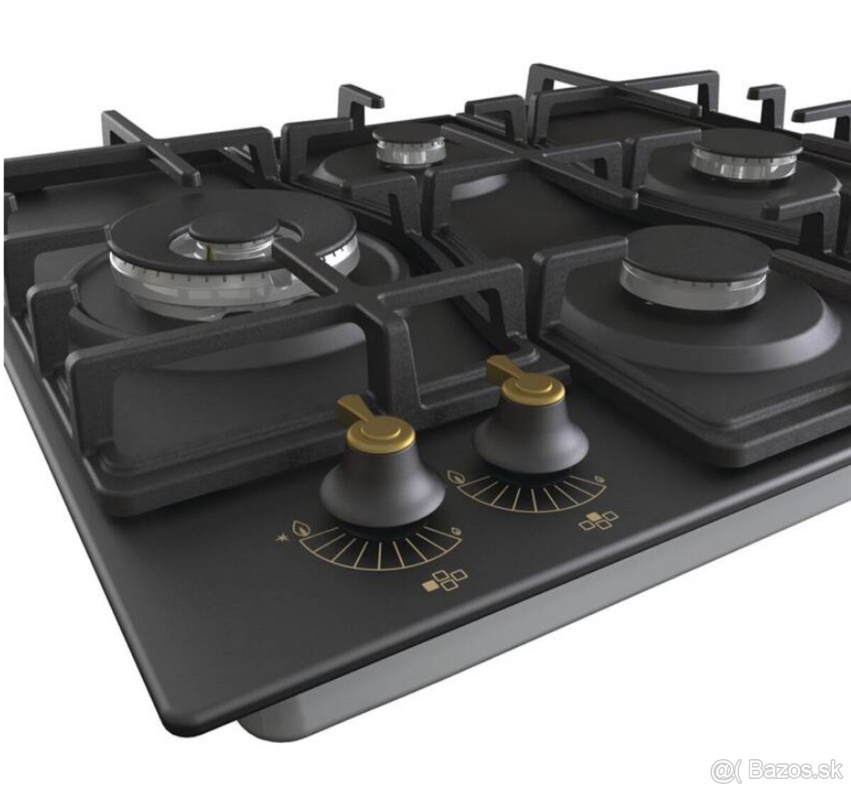 Plynová varná platňa Gorenje Retro GW6D42CLB WOK čierna