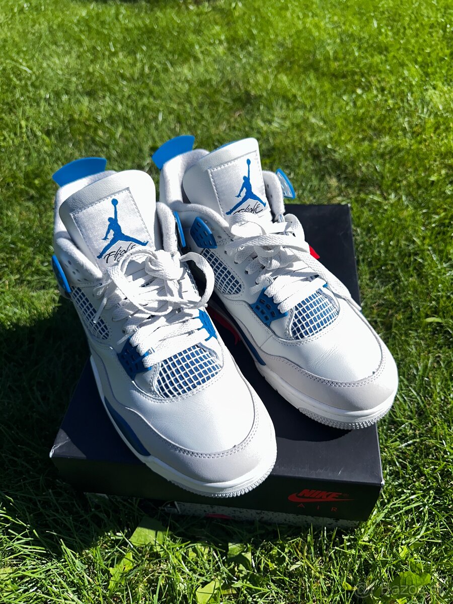 Air jordan retro 4 military blue 43