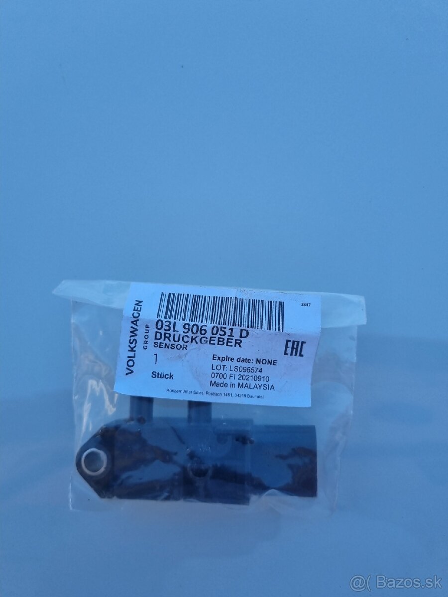 Snímač diferenčného tlaku DPF VW originál