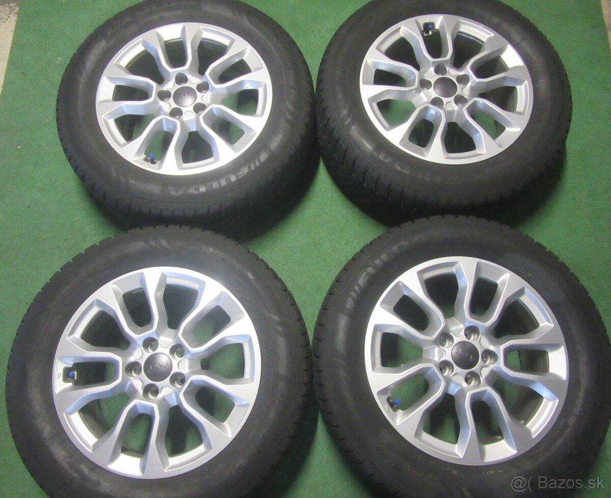 Kolesá zimné JEEP compass rozteč 5x110 + 235/60R17 fulda