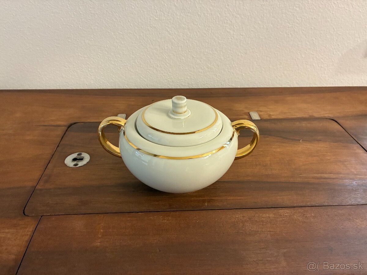Cukornička - dóza porc. Bohemia Royal Ivory