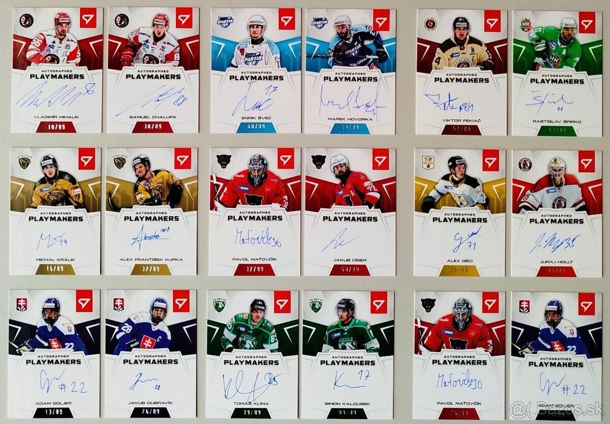 Hokejové kartičky SHL 2024/2025 - AUTOGRAPHED PLAYMEKERS /89