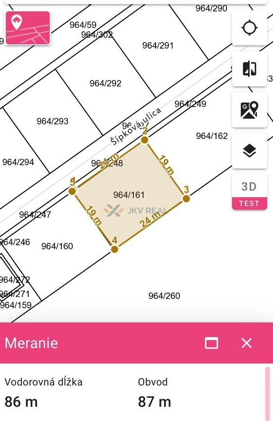 Stavebný pozemok Štitáre