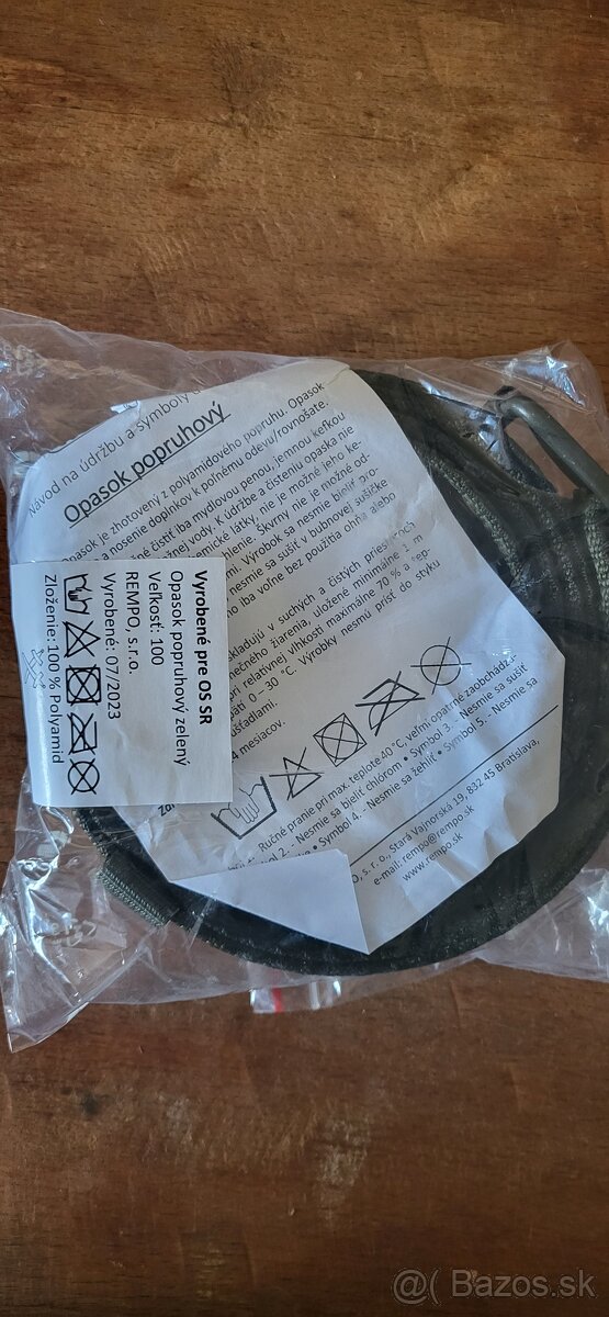 Opasok vojensky popruhovy