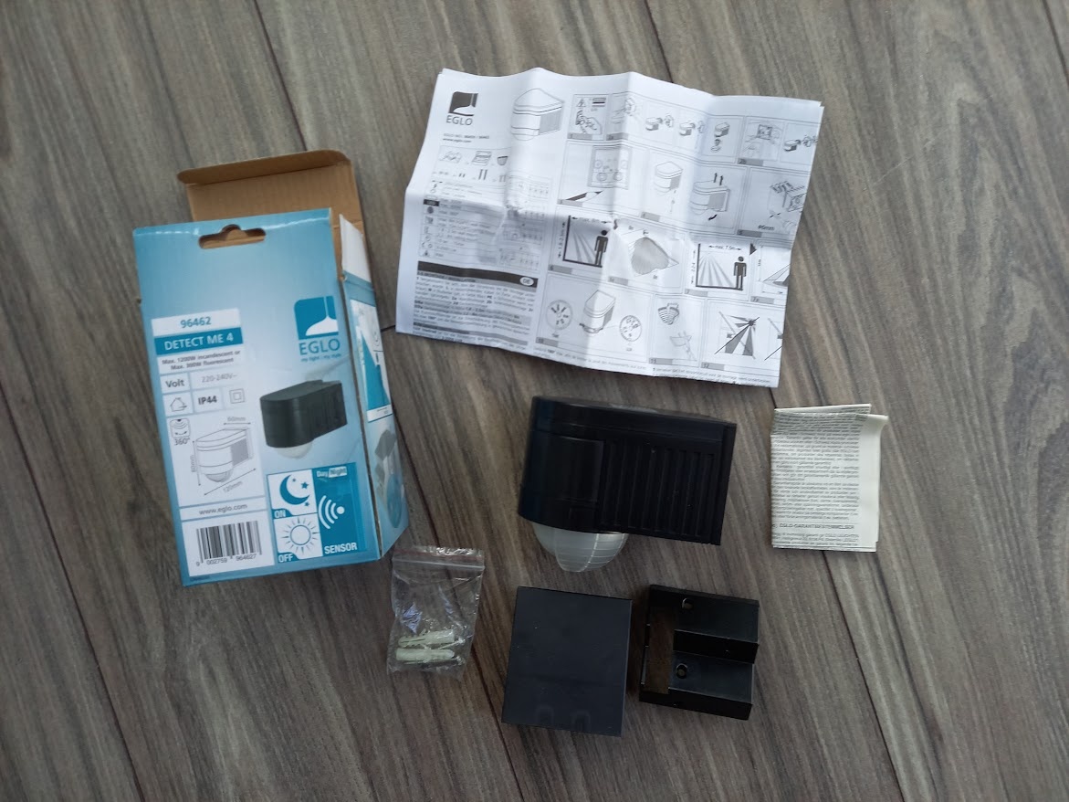 Vonkajší senzor pohybu EGLO- NOVÝ