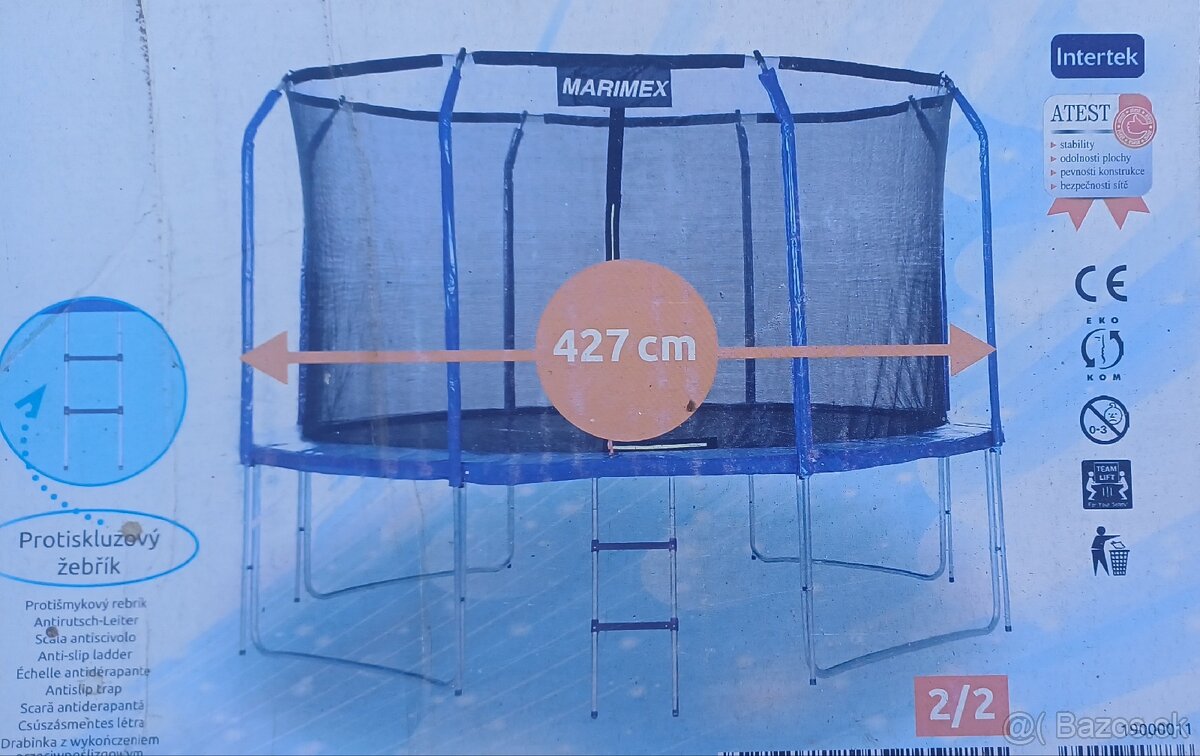 Trampolína marimex 427cm