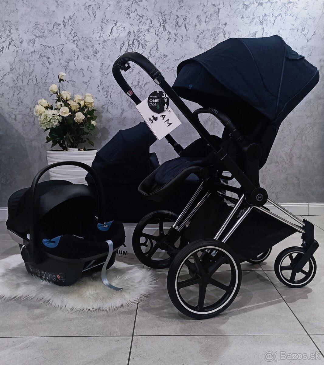 NOVÝ CYBEX PLATINUM 4 PRIAM 2025 MIDNIGHT BLUE