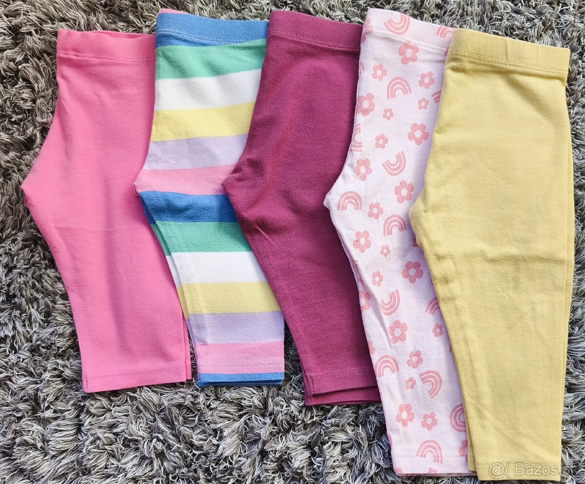 Dievčenské legíny, 5ks