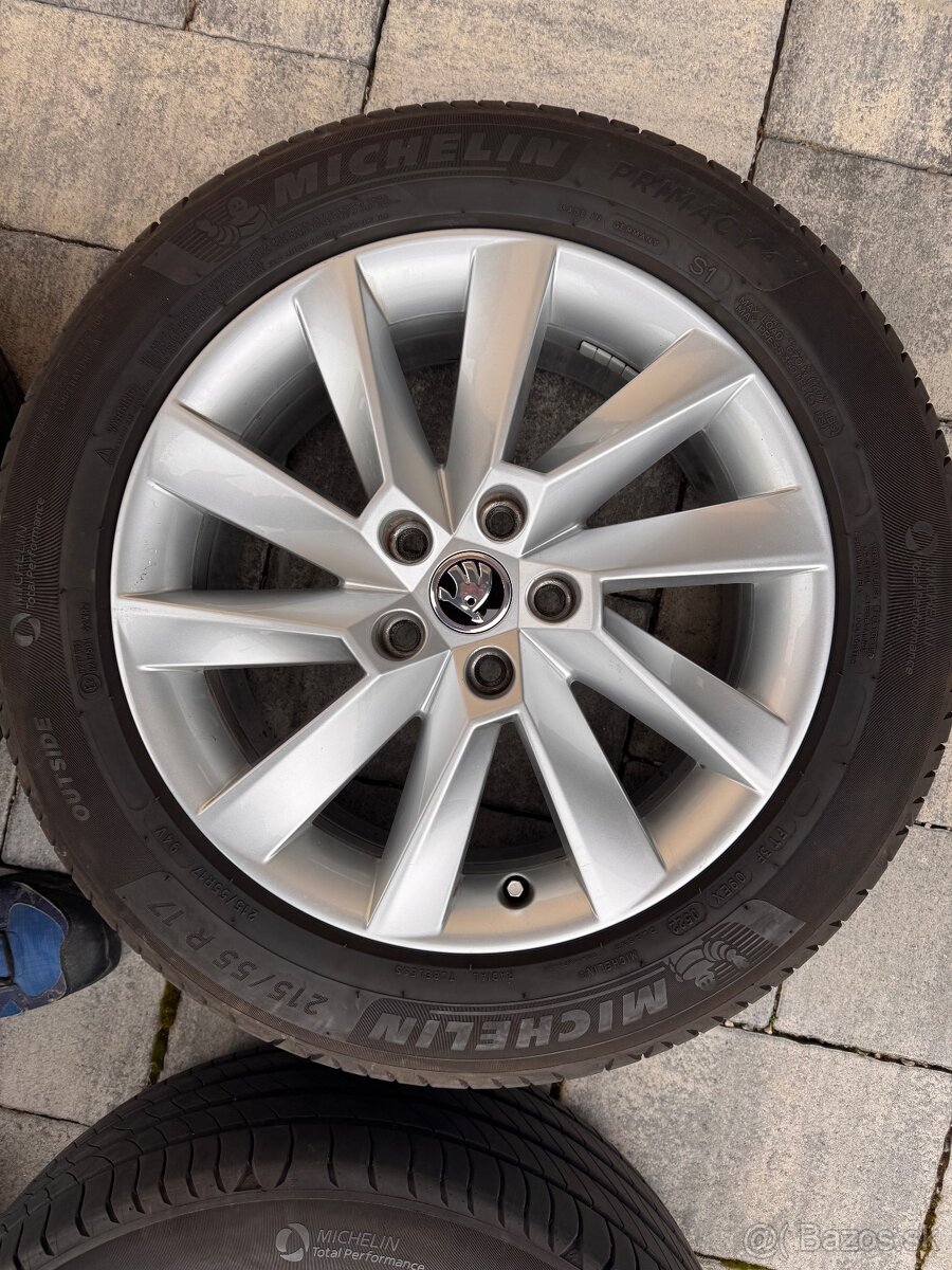 Disky Skoda r17 pneu 215/55