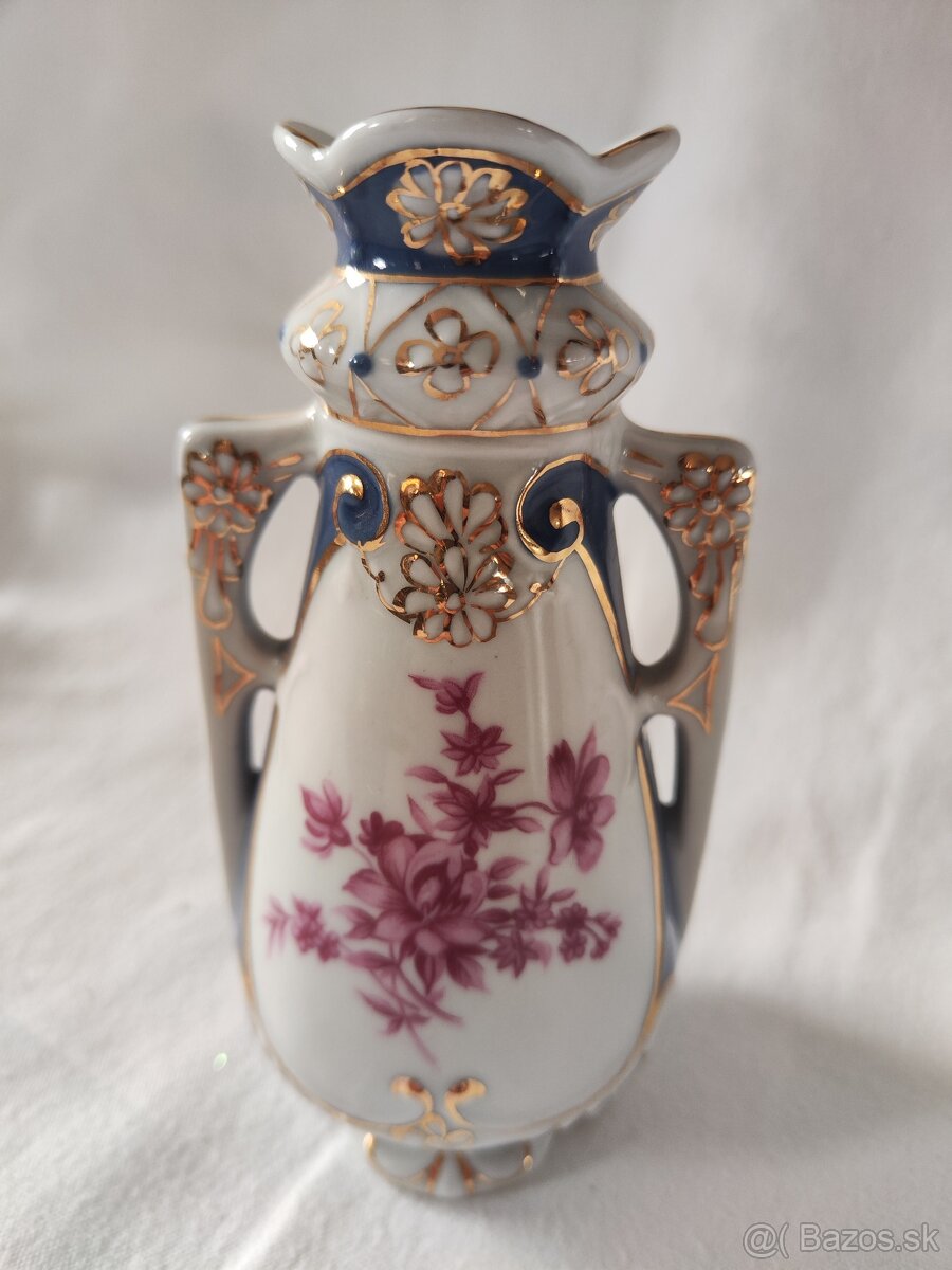 Royal Dux Duchov - Vázička ve tvaru malé amfory