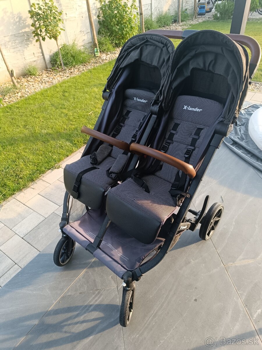 X LANDER DOUBLE, súrodenecký kočík alebo pre dvojičky