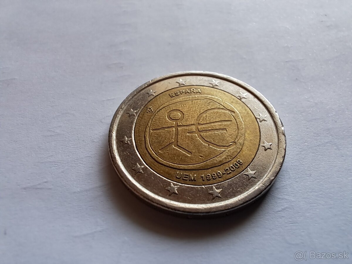 2 eur Spanielsko 2009