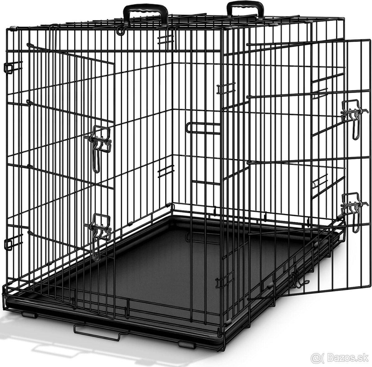 TRESKO® skladacia klietka pre psa – 77 × 48 × 54 cm, nová