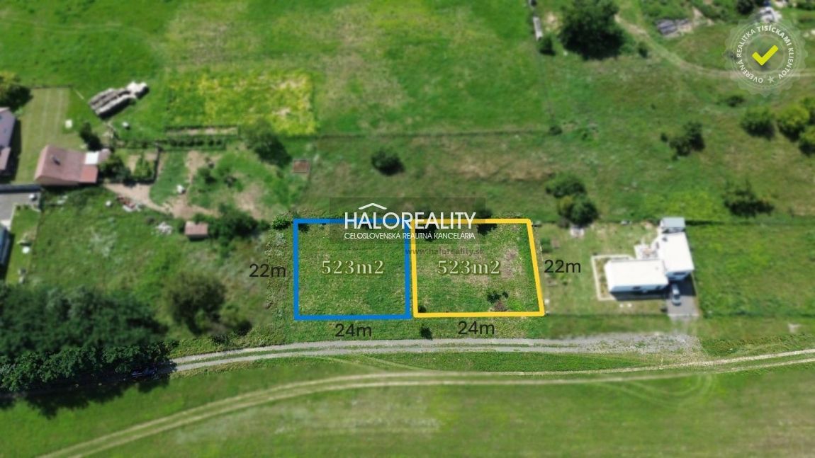 HALO reality - Predaj, pozemok pre rodinný dom   523 m2 Bors