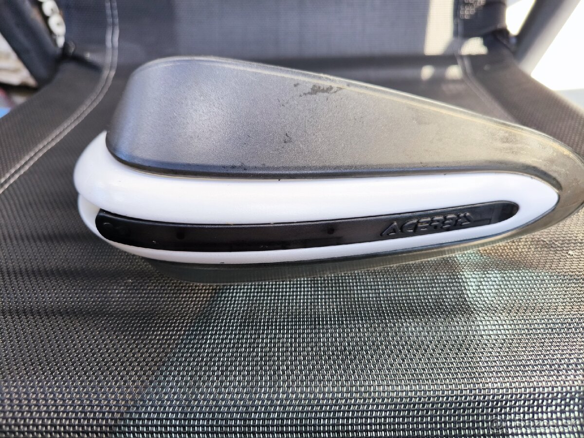 Predám biele chrániče rúk na moto Acerbis