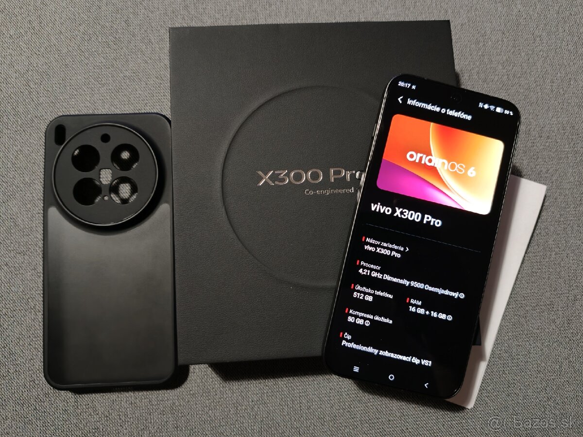 Predám Vivo X300 Pro 16/512GB Black