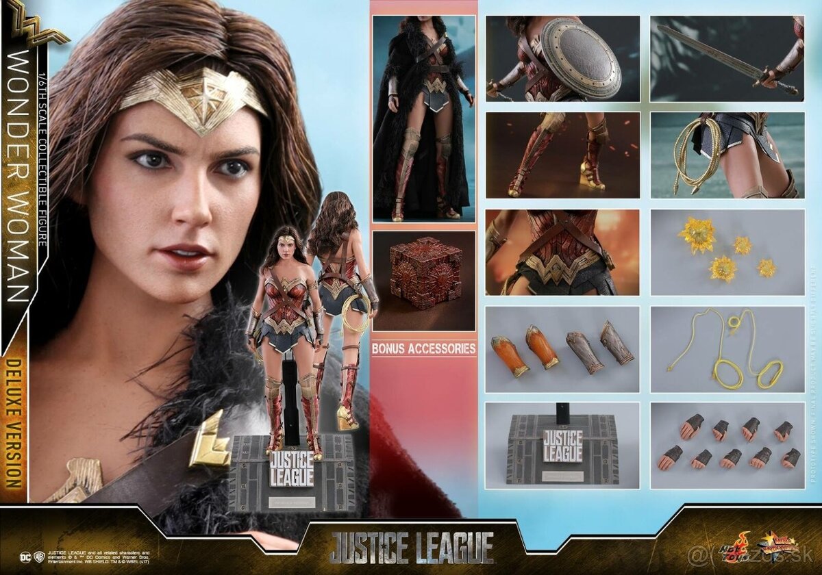 Figúrka Hot Toys Wonder Woman (Justice League Deluxe)
