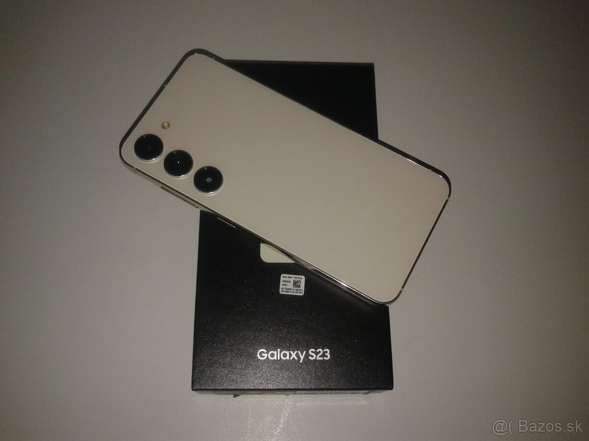S23 8/256 komplet balenie nalepene ochranne sklo