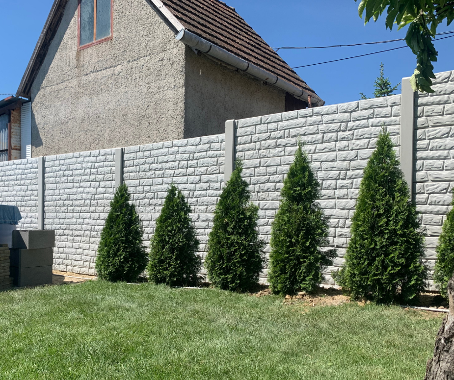 predaj a montáž betónových plotov