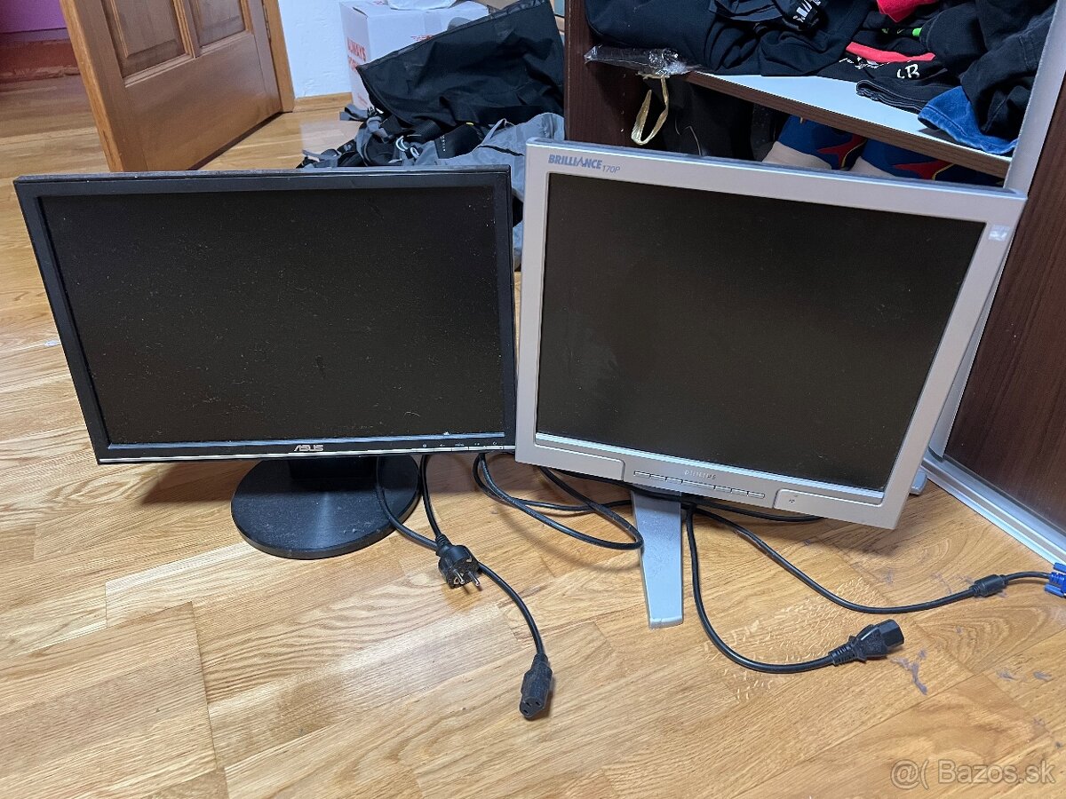 2 monitory ASUS a PHILIPS za symbolickú cenu