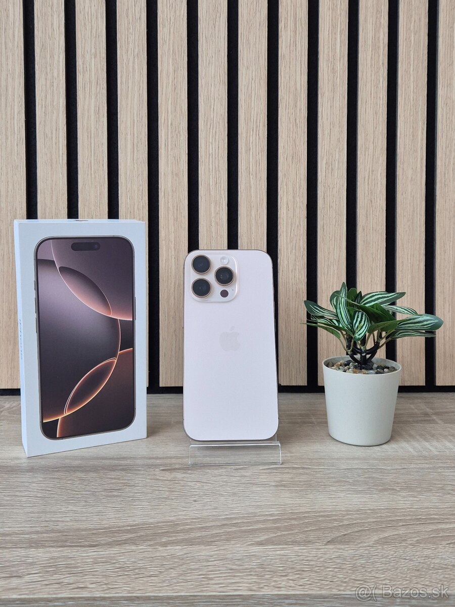 Apple iPhone 16 Pro 256GB Desert | ZÁRUKA