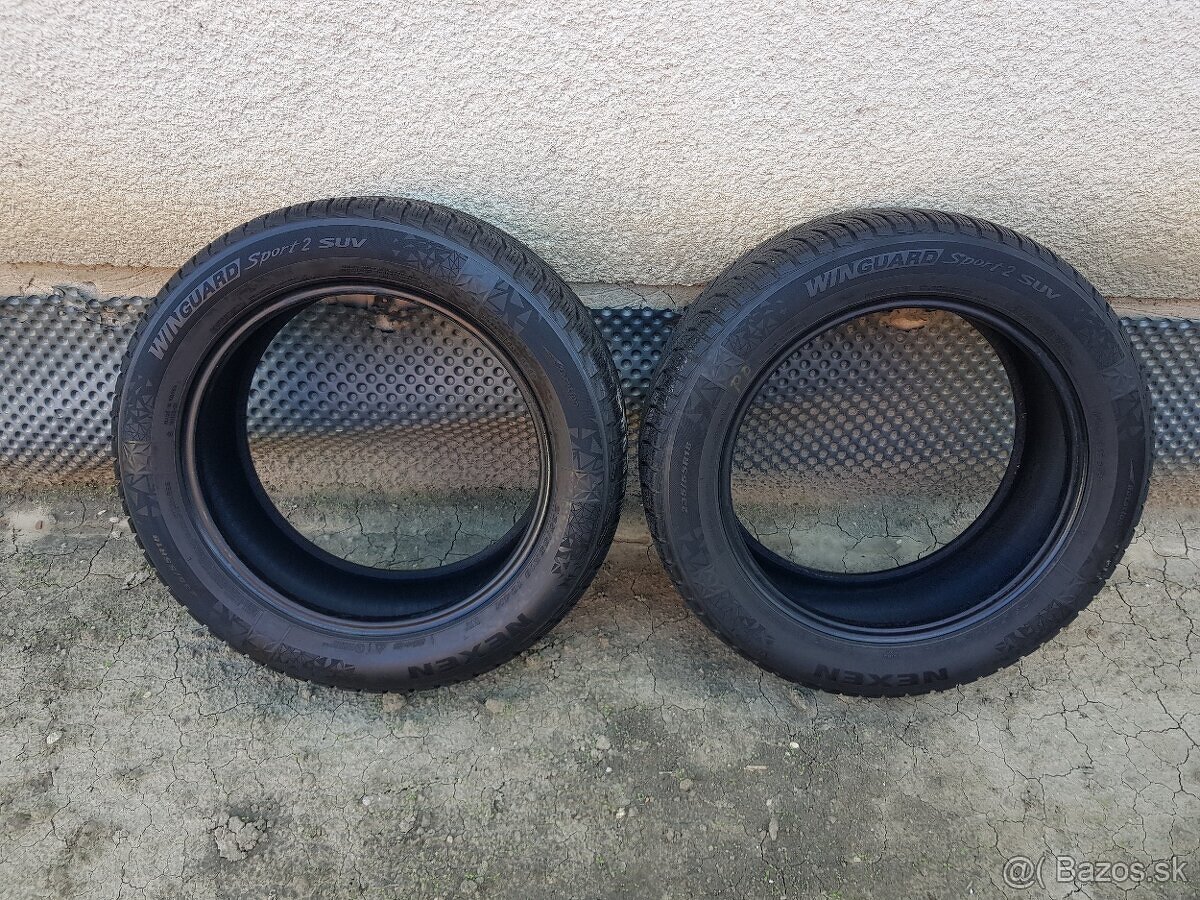 Predám 2x zimnú pneu R18 235/55/18 235 55 18 235/55 r18 M+S