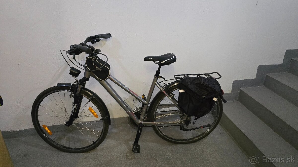 Dámsky bicykel vhodný do mesta aj mimo