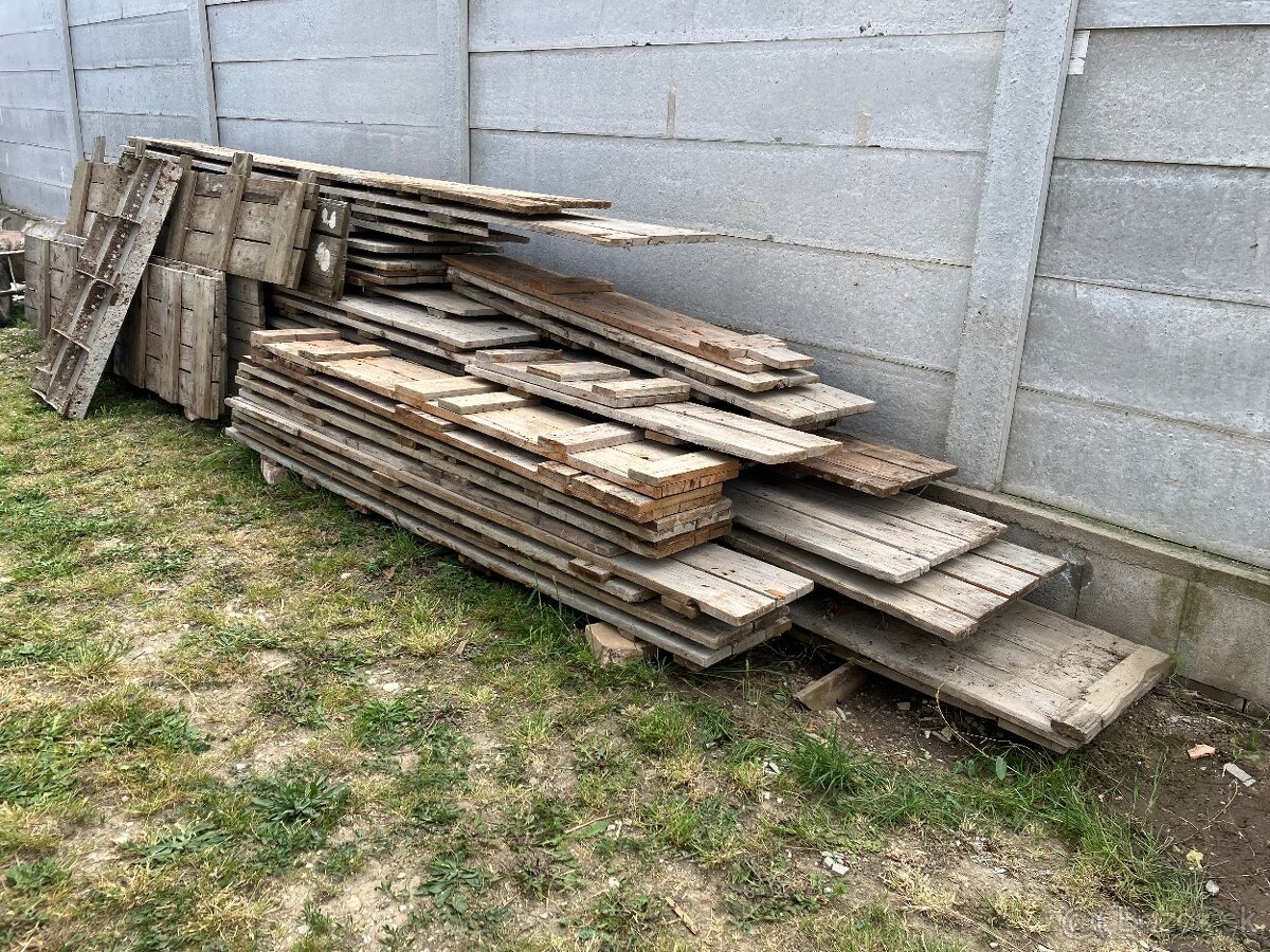 Dosky na šalovanie, šalung, šalovacie dosky