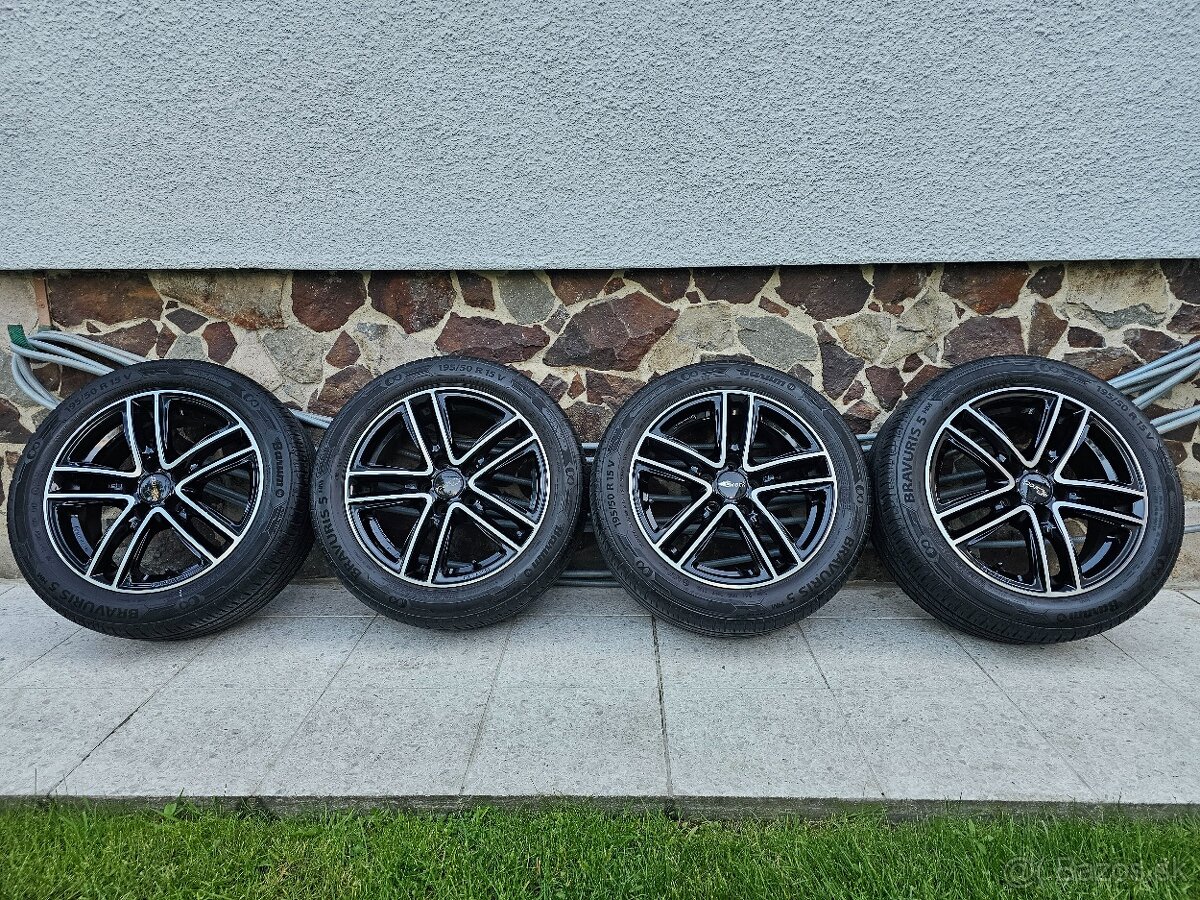 Letne 195/50 R15 5x100 Skoda VW Seat