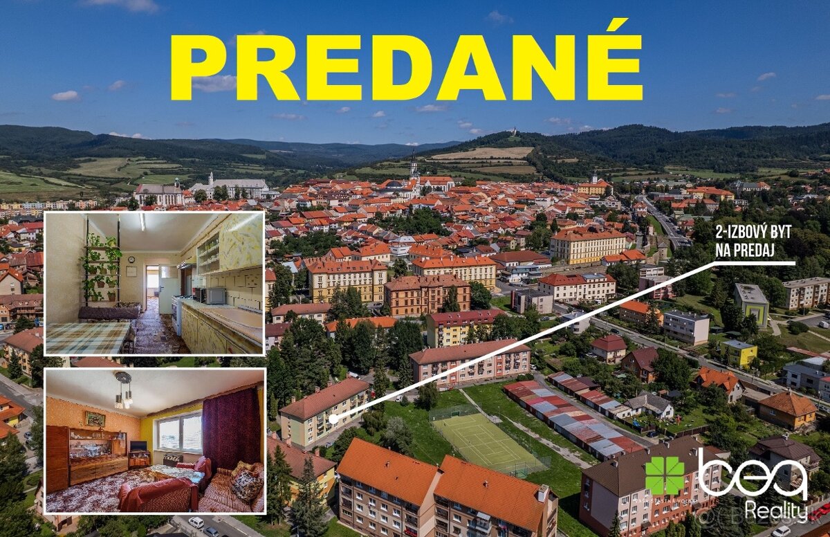 PREDANÝ: 2-izbový byt s balkónom, Levoča, sídl. Rozvoj