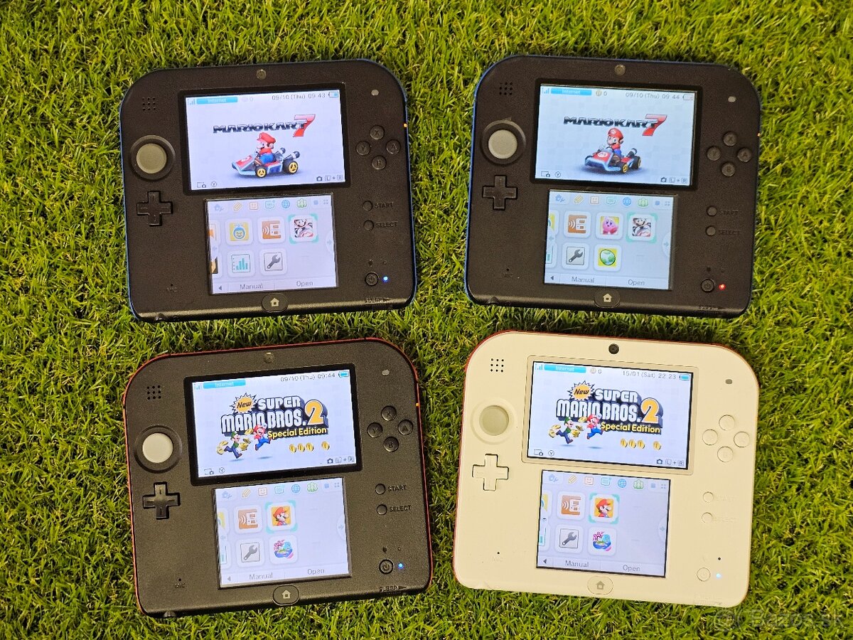 Nintendo 2ds + hry, zbierka aj jednotlivo