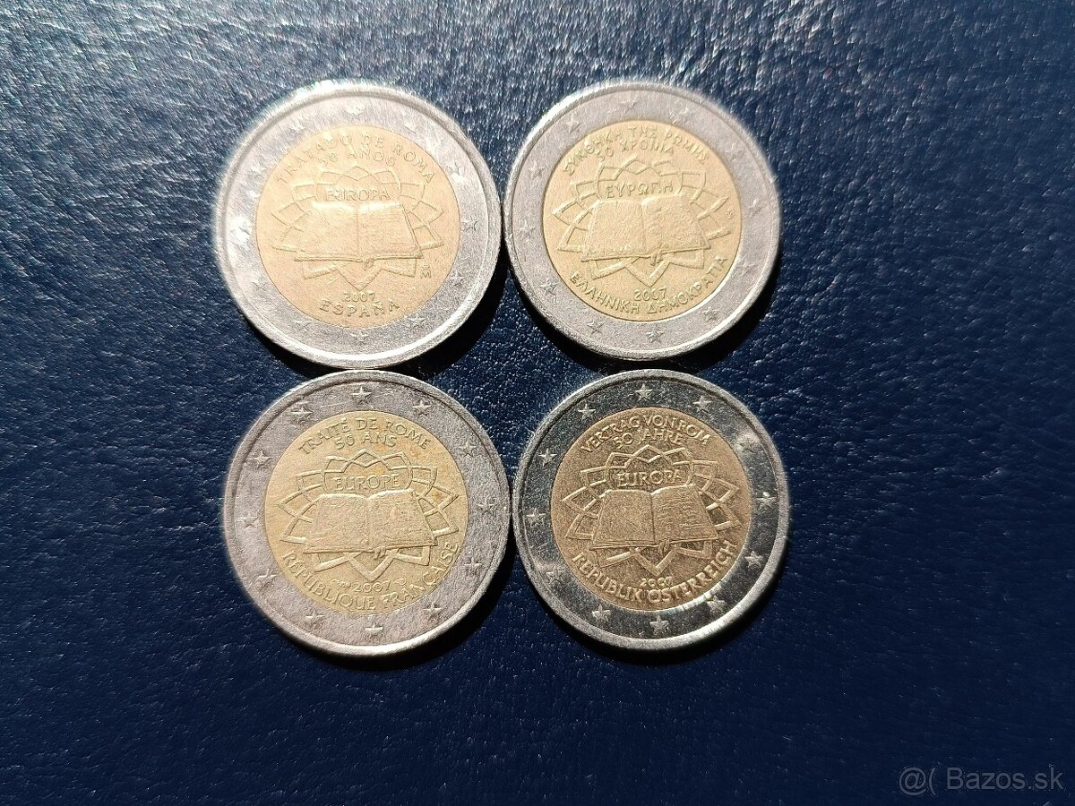 2 eurové pamätné mince 1