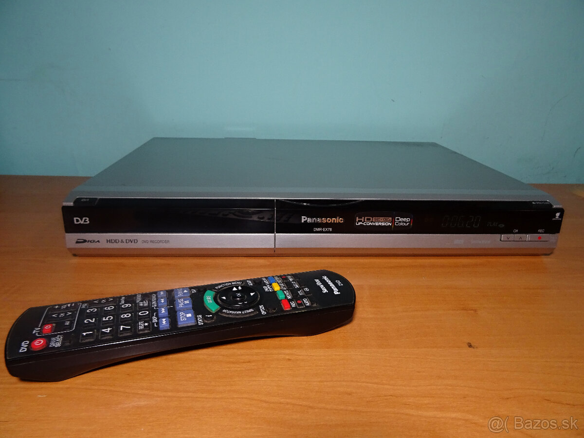 ⭐⭐ DVD rekordér PANASONIC DMR-EX78- 250 GB HDD -HDMI -USB ⭐⭐