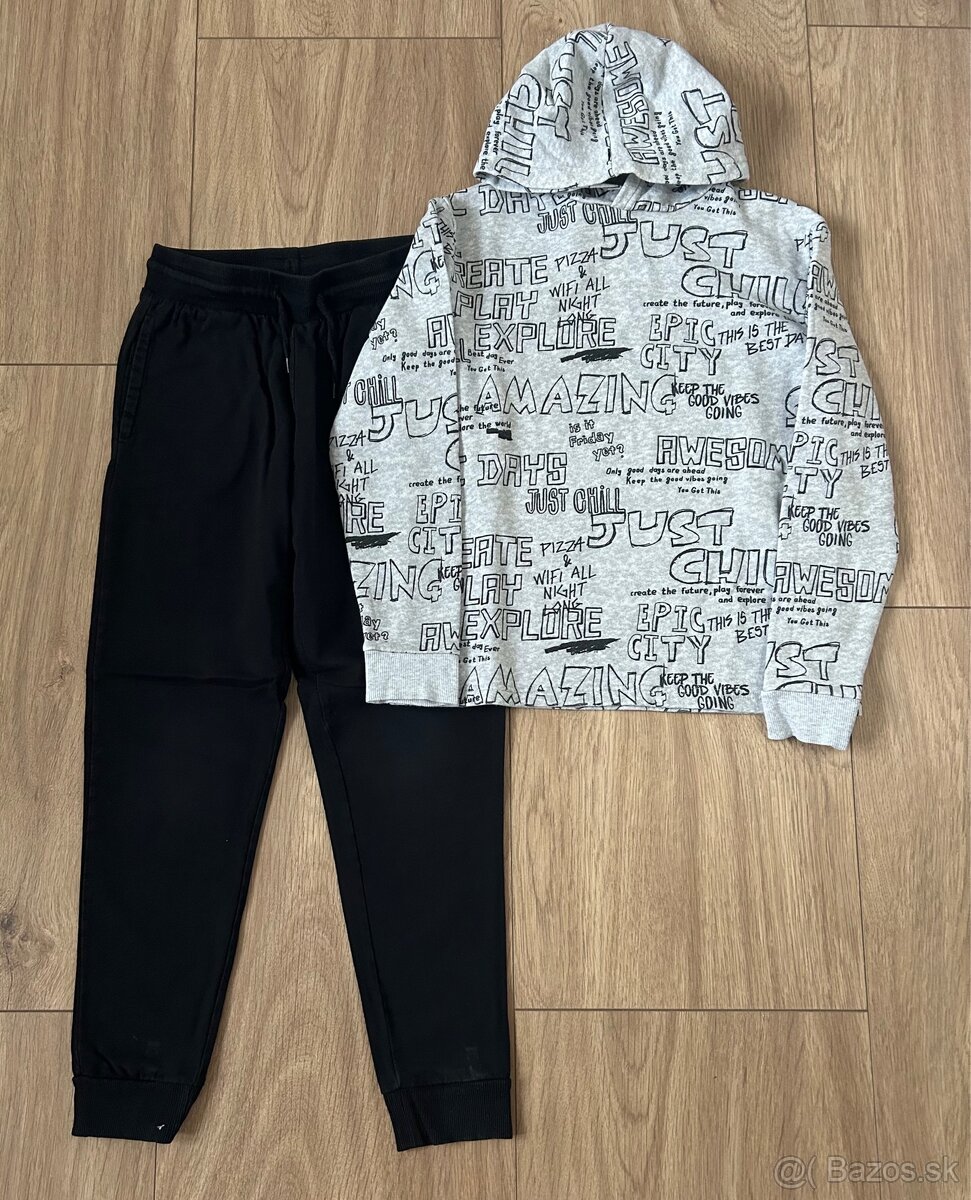 Tepláky a mikiny veľ. 146/152