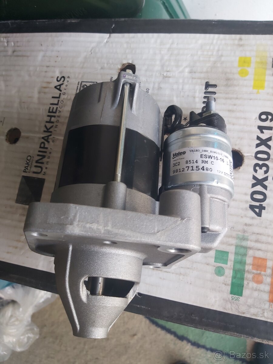 Nový štartér Peugeot, VW, alternátor,zdvihák