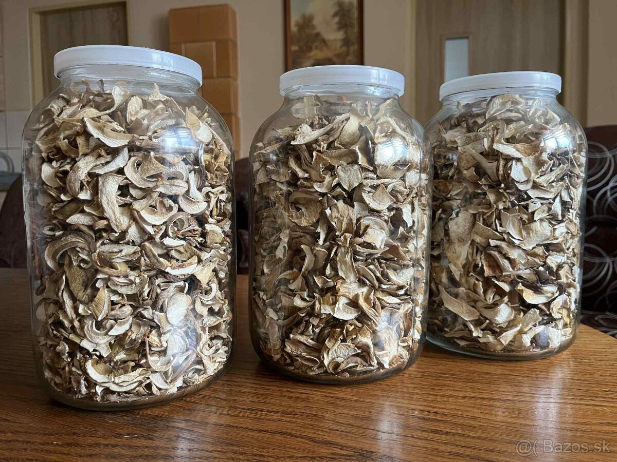Sušené hríby
