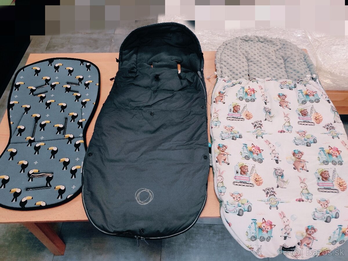 Fusaky, podložka do kočíka Pinkie