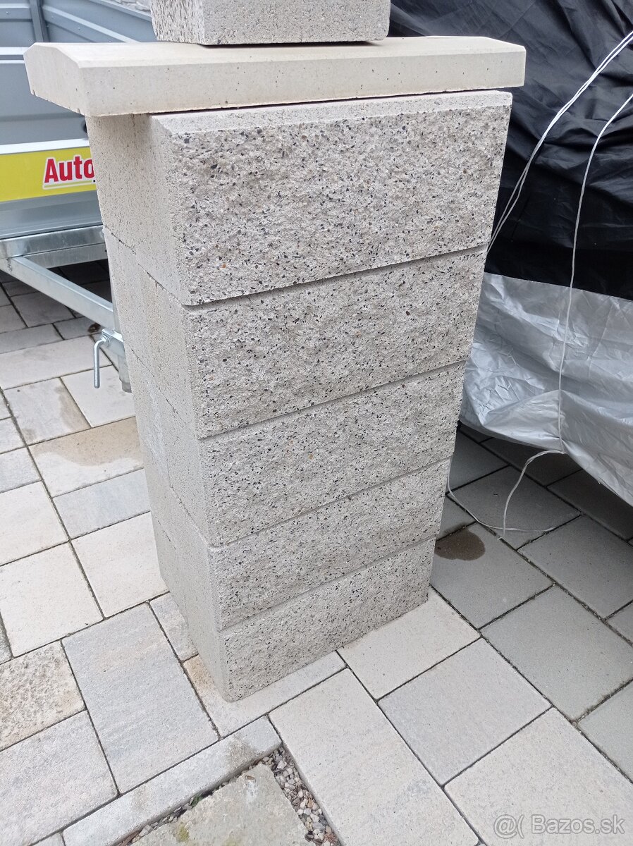 Predám plotové tvárnice - ABW Alpský plot light, biela