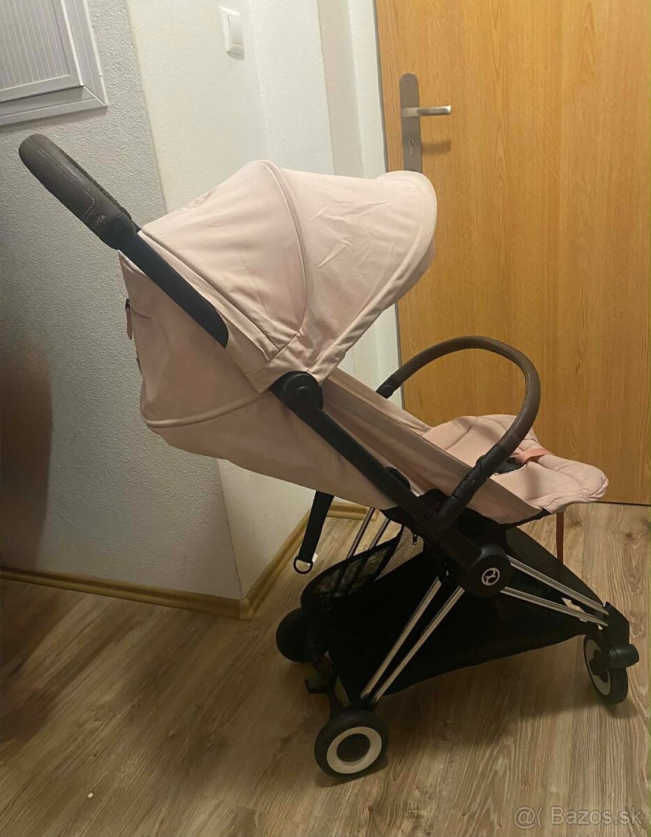 Cybex Coya Platinum Peach Pink Chrome